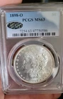 1898-O Morgan Silver Dollar MS63 PCGS great addition for a collection