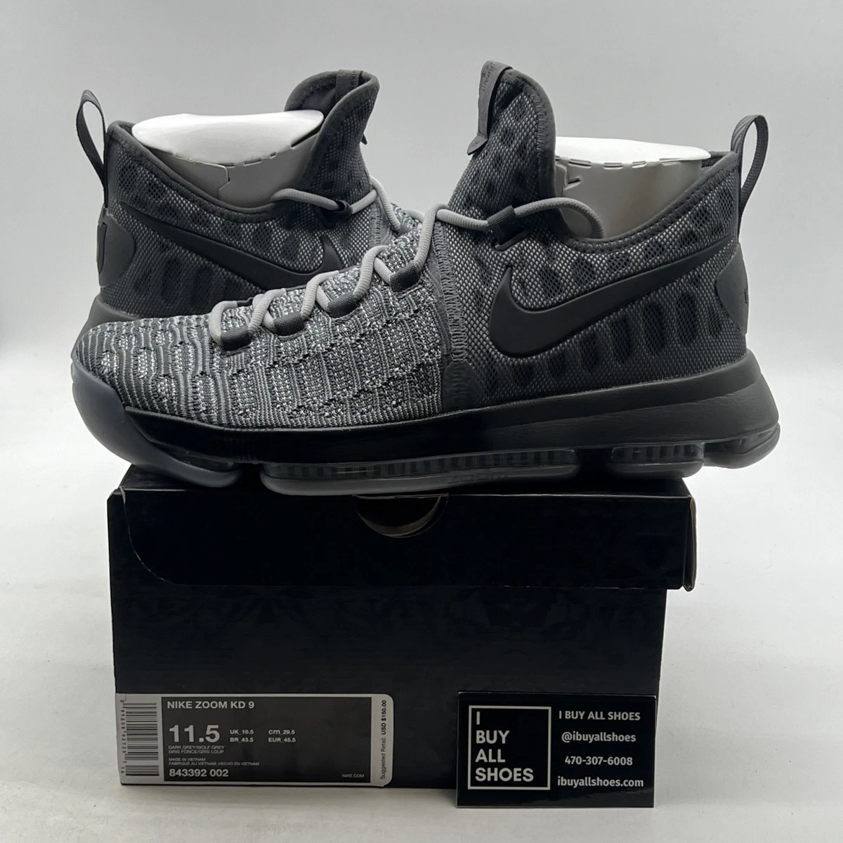 Nike KD 9 Battle Grey | eBay