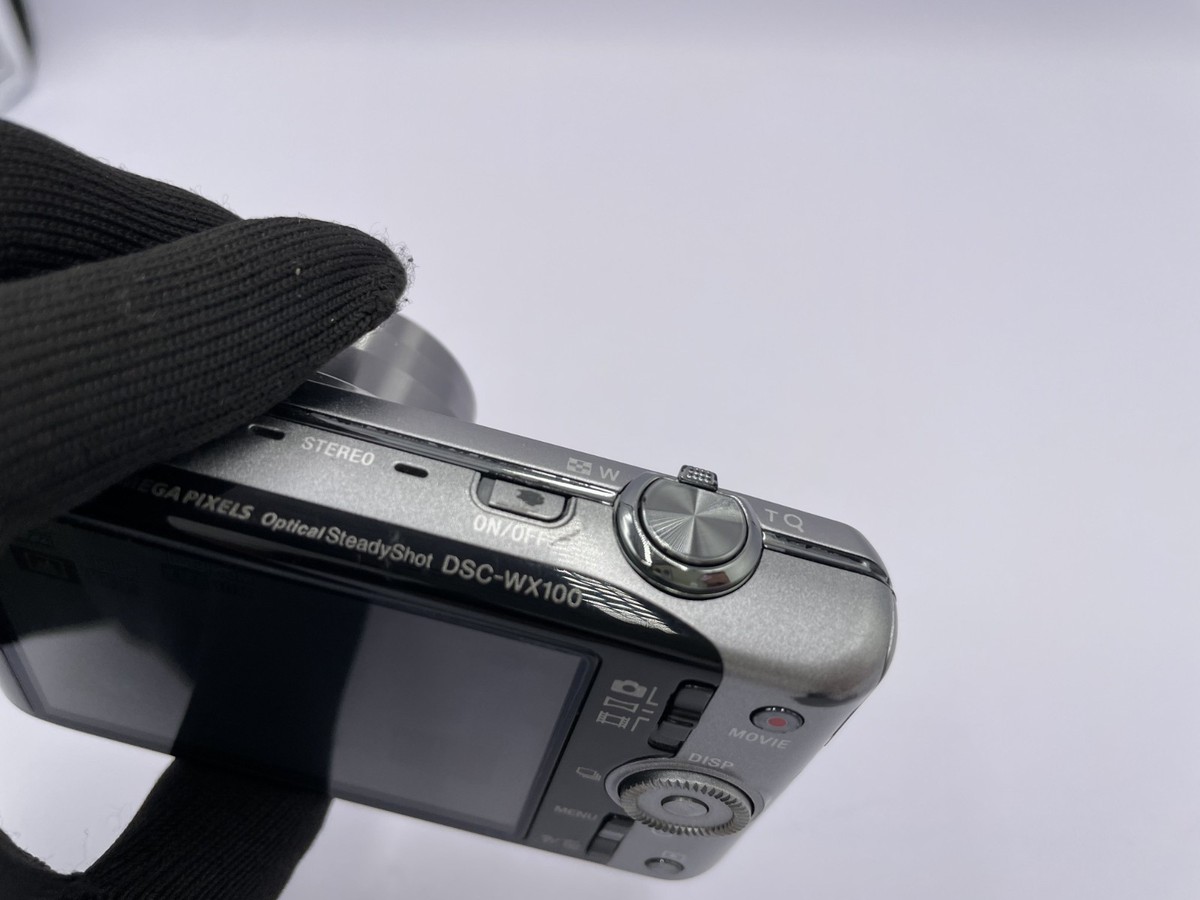 Excellent SONY Cyber-shot DSC-WX100 silver Japanese only
