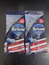 Barbasol Classic 2 Disposable Razors 2 Packs 8 Total Twin Blade Pivoting Head