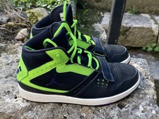 Jordan 1 Flight Strap Black Flash Lime