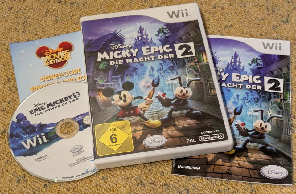Wii Disney Micky Epic Die Macht der 2 RVL-SERF-GER 8717418358150 RVL-006(EUR)