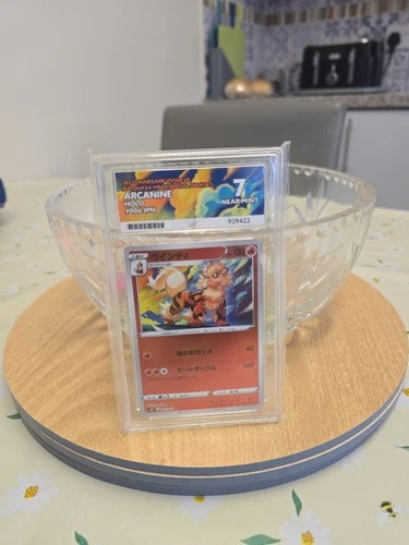 Pokemon Japanese Arcanine 006/030 Holo Charizard Rayquaza Deck ACE Grade 7 Slab