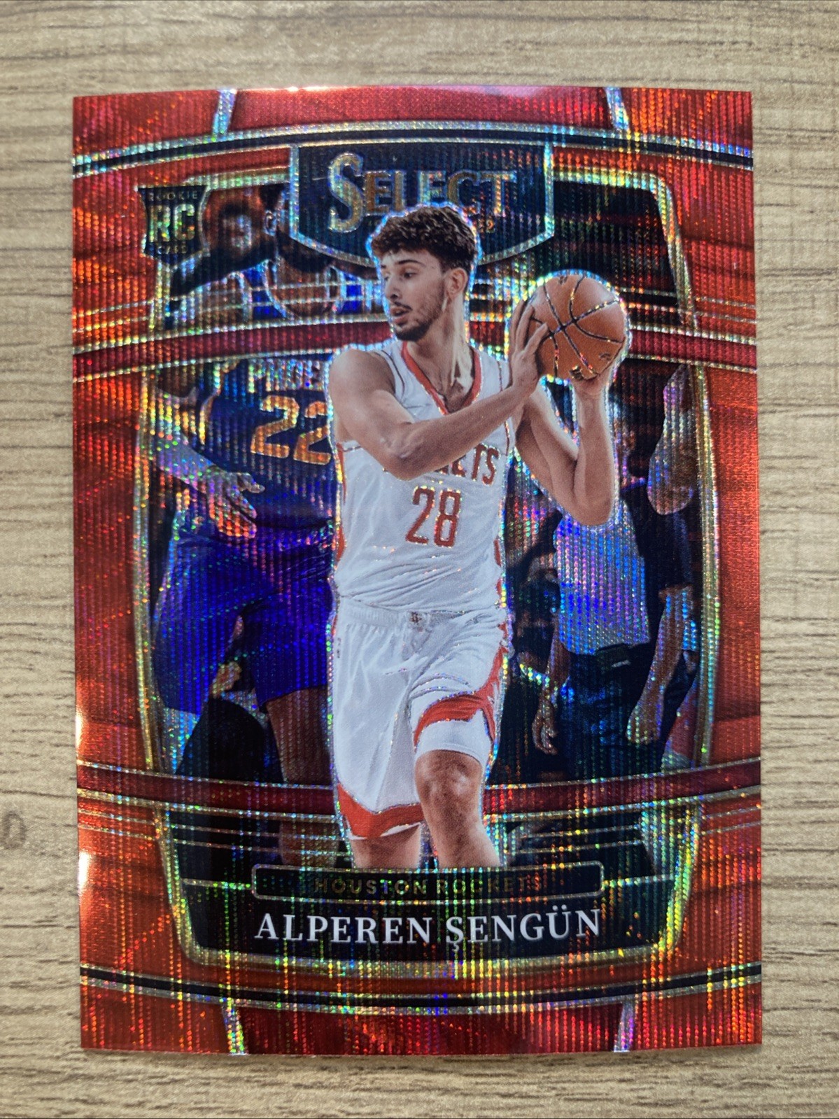 2021-22 PANINI SELECT ASIA ALPEREN SENGUN RED WAVE CONCOURSE RC# 19 ROCKETS