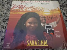 LASERDISC box4  22 SARAFINA Woopi Goldberg 1" cut on the bottom right corner