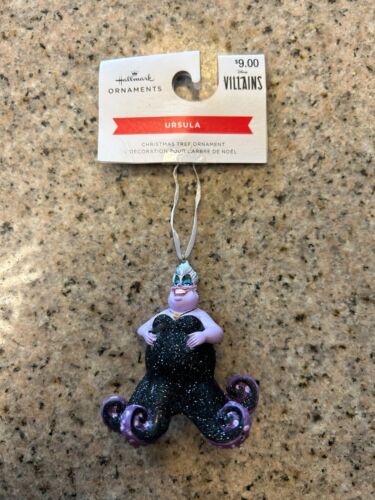 Hallmark Ursula Evil Sea Witch Ornament Little Mermaid Disney Villains Christmas - Afbeelding 1 van 1