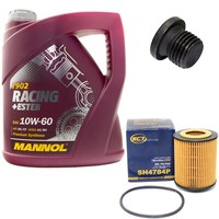 MotoröL ÖLfilter SH4784P 10W60 4Liter + ÖLablassschraube FüR Audi A6 Avant 4F5