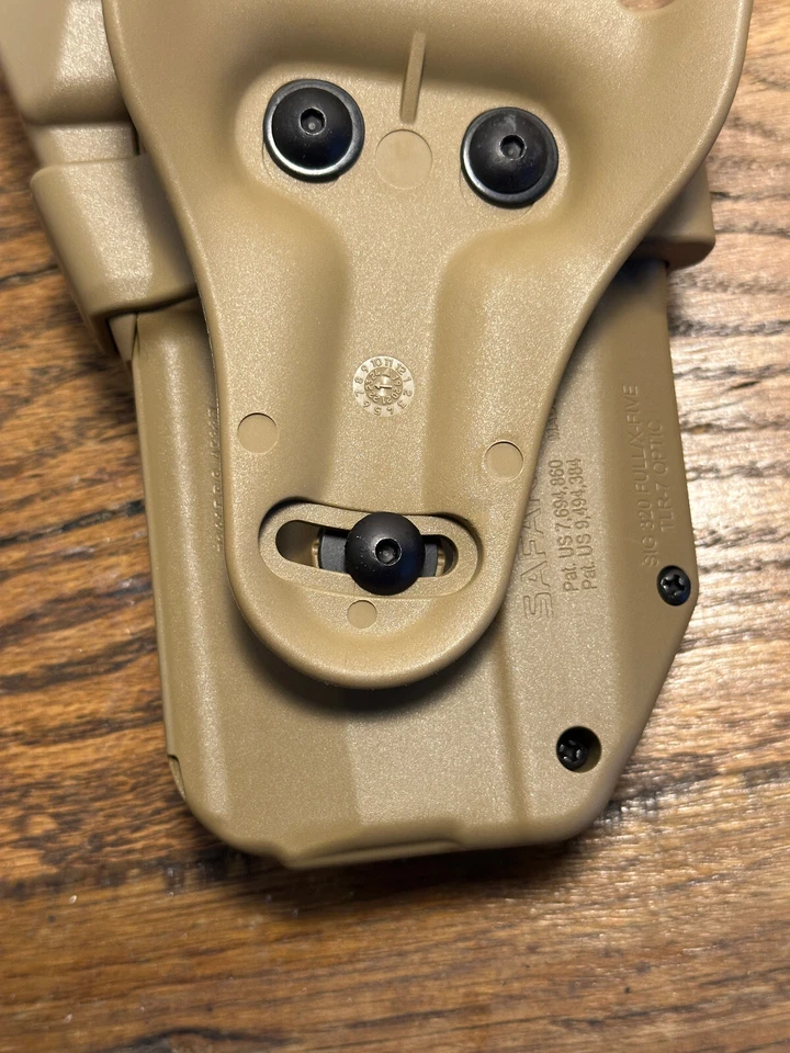Safariland 7360RDS ALS/SLS Lev-3 RH FDE Duty Holster SIG P320 X-FIVE w LIGHT/RDS - Image 4 of 4