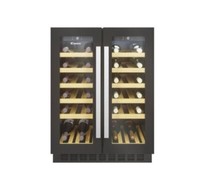 Candy CCVB60D/1 Einbau-WeinküHlschrank Schwarz 10 Roste 38 Flaschen