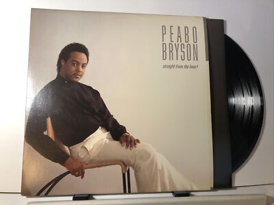 Peabo Bryson Straight From The Heart 60362-1 Elektra 1984 VG+ Vinyl Record Album