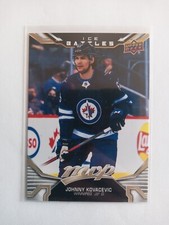 2022-23 Upper Deck MVP Johnny Kovacevic Rookie Gold Ice Battles #240 Rc Jets