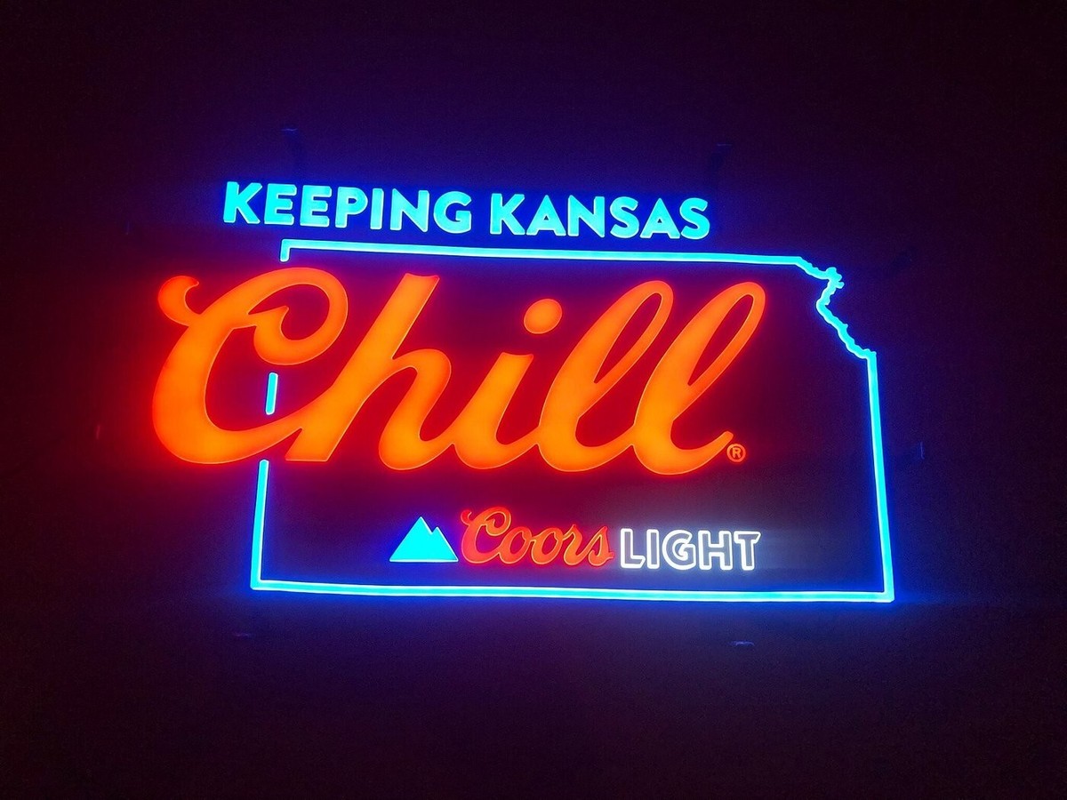 Beer Mountain Keeping Kansas Chill Vivid LED Neon Sign Light Lamp
