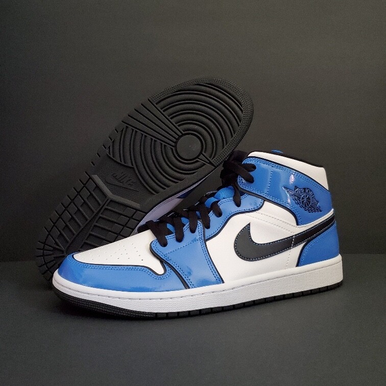 Air Jordan 1 Mid SE (Signal Blue) 2021 US Men's SZ 10.5 | eBay