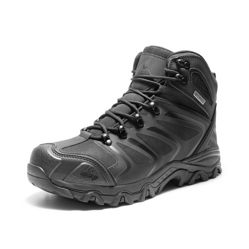 Wide Size 8-13 Men's Waterproof Work Boots Steel Toe Safety Hiking Boots - Picture 6 of 25