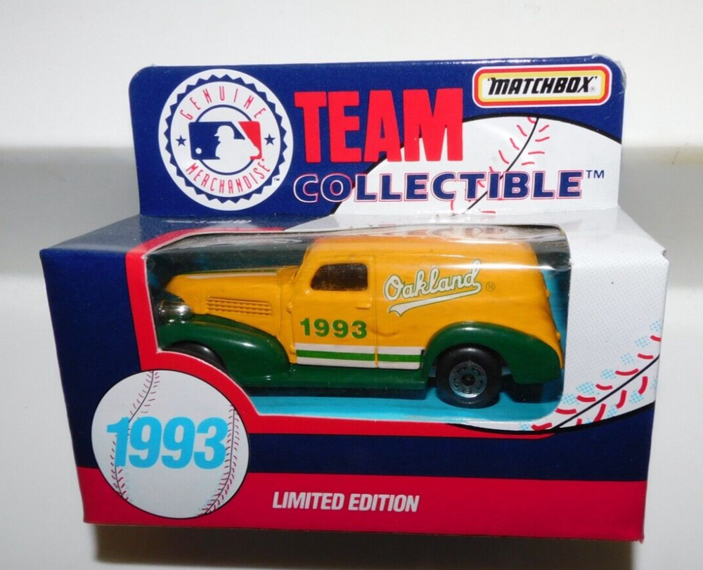 MATCHBOX 1993 TEAM COLLECTIBLES OAKLAND A'S