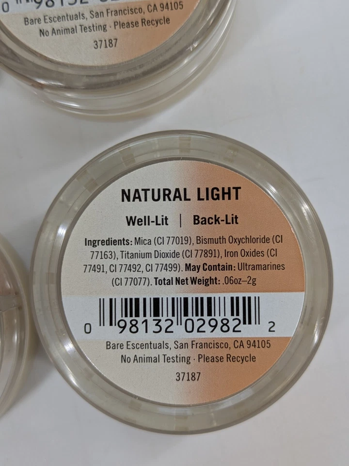 SEALED LOT 4!💋bareMinerals I.d. Natural Light Well Lit Back Lit Duo Concealer - Image 3 of 4