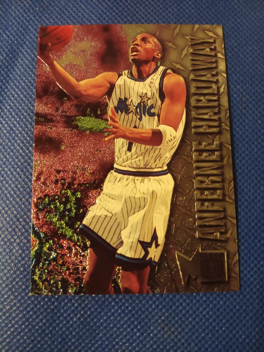 1996-97 ANFERNEE PENNY HARDAWAY FLEER METAL NBA CARD #69 ORLANDO