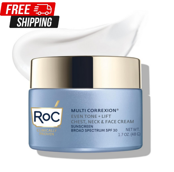 RoC Multi Correxion 5 in 1 Chest Neck and Face Moisturizer Cream with SPF 30