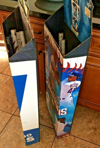 🔥 POP 1 POSSIBLE? UNIQUE CHICAGO CUBS COLLECTOR? 2016 WORLD SERIES POSTER BOXES - Picture 5 of 10