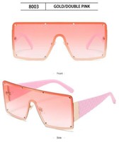Oversized Square Flat Top Sunglasses Large Black Square Women Ladies Big UV400