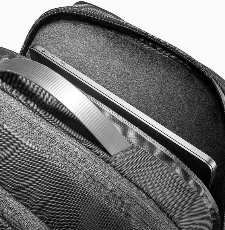 tomtoc 15.6 Inch Professional Business Laptop Backpack Premium Black