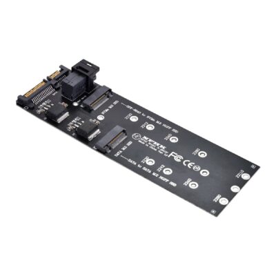 SFF-8643 to U2 Kit NGFF M-Key to HD Mini SAS NVME PCIe SSD SATA Adapter for M...