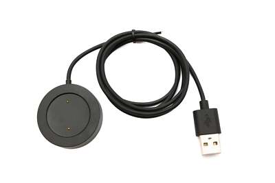 USB 2.0 Kabel 100 cm Ladestation für Xiaomi Haylou RS3 LS04 Smartwatch Schwarz