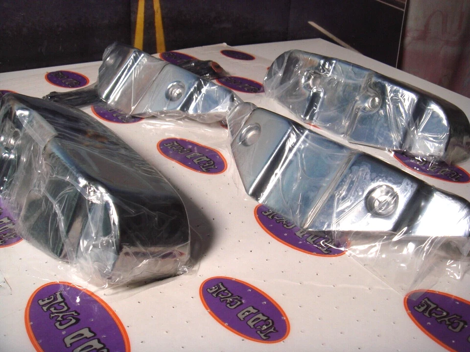 Juego de cubierta cromada de vestido balancín Harley XL Sportster Hi Heat V-Twin 42-0796 X8 Foto 2 de 4