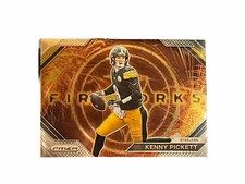 2023 Prizm Football Fireworks #F9 Kenny Pickett Steelers