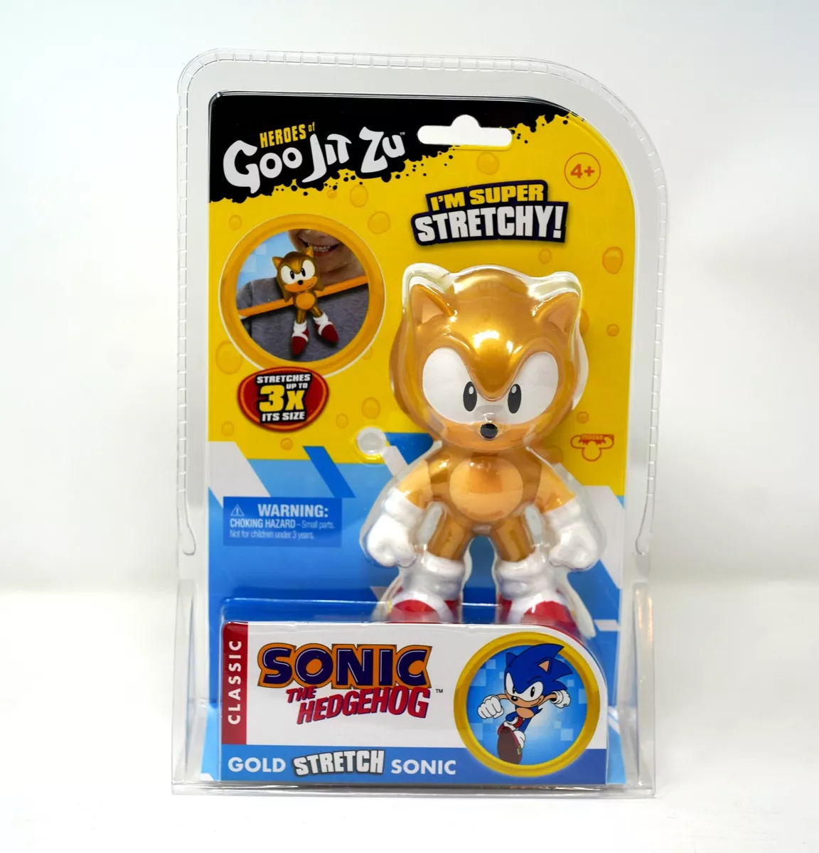 Action Figures Boneco Sonic The Hedgehog Gold Classic Heroes Of