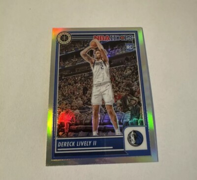 2023-24 Panini NBA Hoops Premium Dereck Lively II RC Rookie Silver Prizm SP