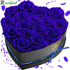 Impouo 16 Preserved Flower Delivery Prime, Fresh Forever Roses in a Box, Birthda