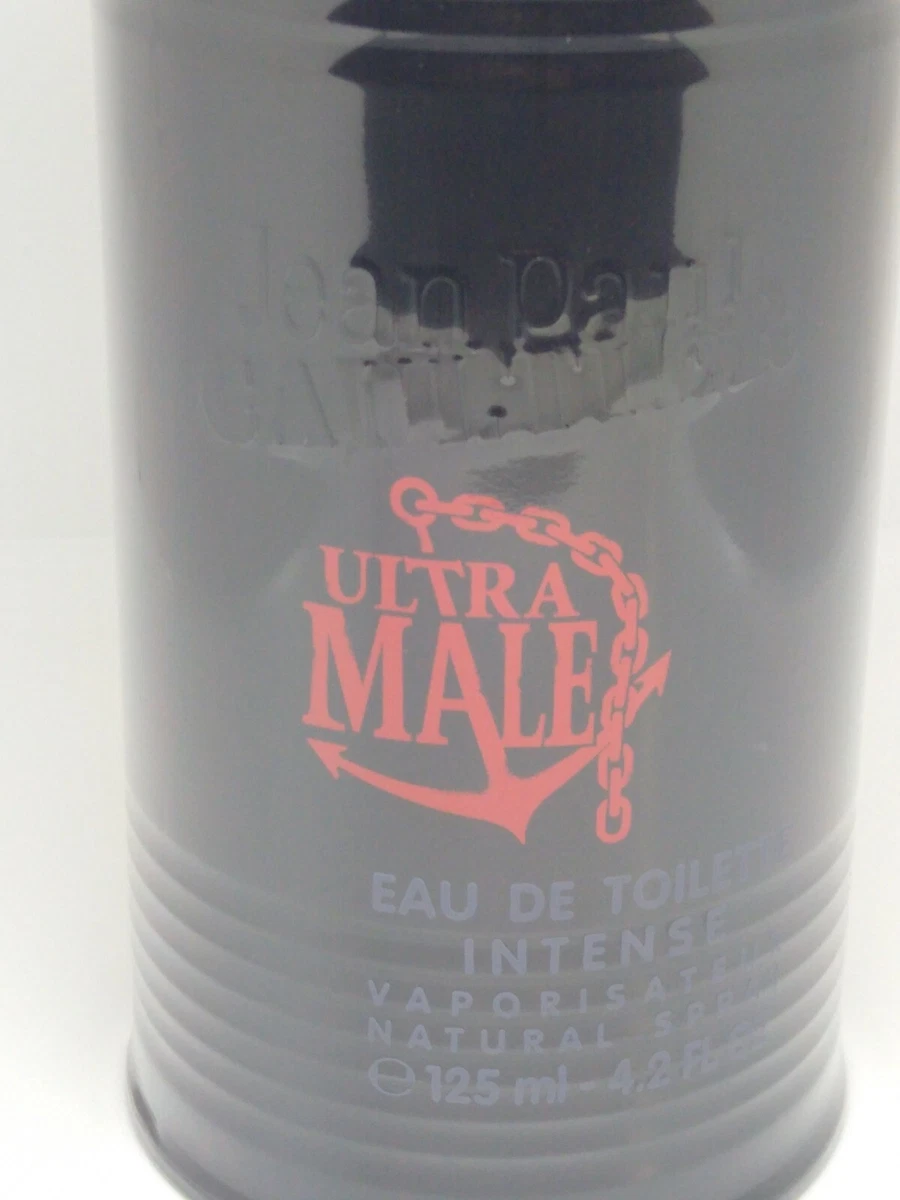 Jean Paul Gaultier ULTRA MALE E.D.T. Intense - 4.2oz/ 125mL - NEW IN TIN  BOX 8435415012027