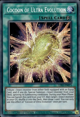 Kokon der Ultraevolution - Secret Rare Limited Edition LDS1-DE073 - NM - YuGiOh