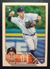 2023 Topps #356 Ryan Kreidler RC Tigers