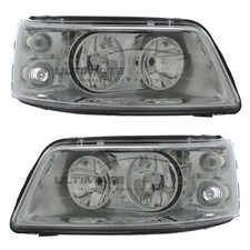 Headlights VW Transporter T5 Caravelle 2003-2010 Twin Reflector Headlamps 1 Pair