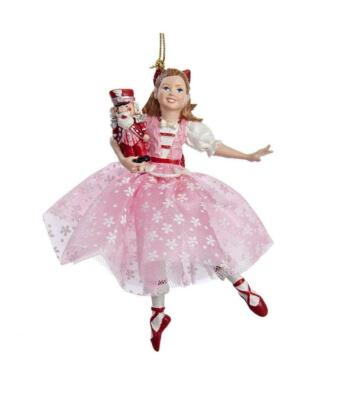 Nutcracker Ballet CLARA DANCING Christmas Ornament by Kurt Adler