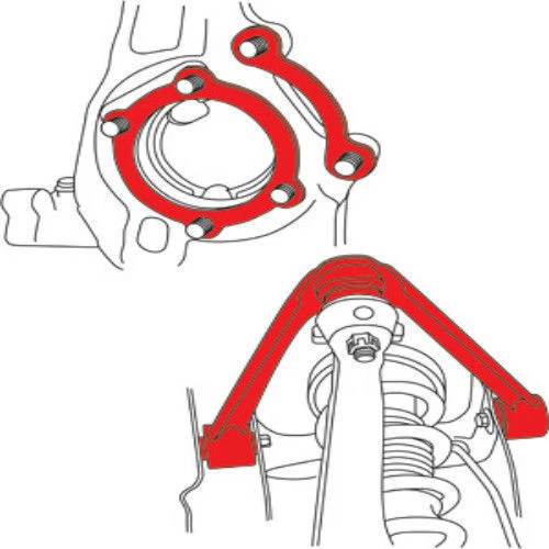 SPC FRONT CAMBER CASTER KIT FITS 03-08 NISSAN 350Z 03-07 G35 72123 72125 - Image 2 of 2