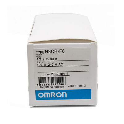 Original OMRON PLC Twin Timer H3CR-F8 H3CRF8 100-240V AC NEW IN BOX