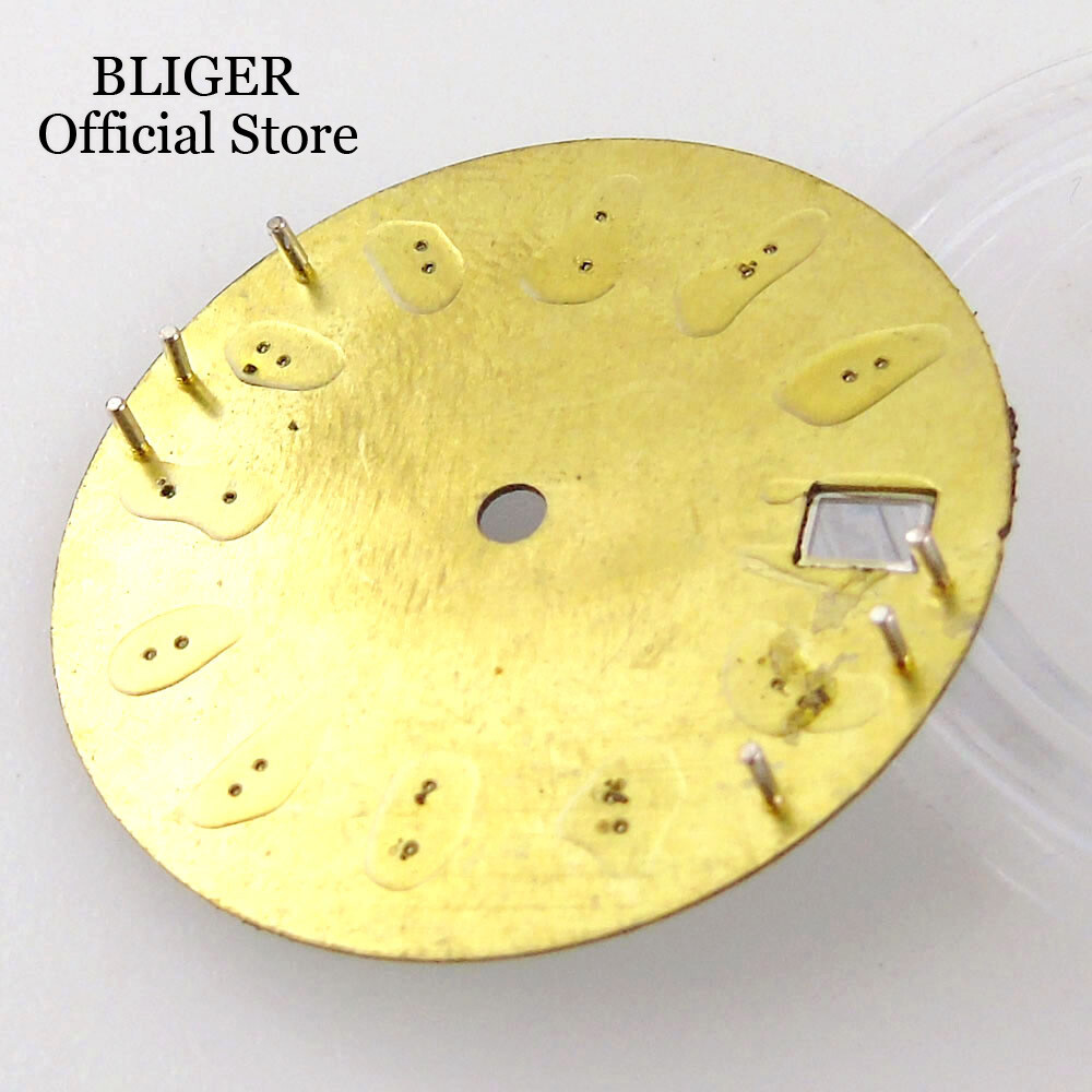 29MM Black White Shell Watch Dial Luminous Dial Fit Japan 29MM Black White Shell Watch Dial Luminous Dial Fit Japan