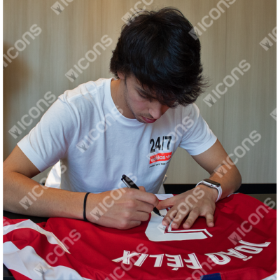 JOAO FELIX ATLETICO MADRID AUTOGRAPHED/SIGNED 2019-20 JERSEY ICONS