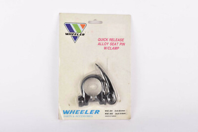 NOS/NIB Wheeler #WQ-201 Quick Release Alloy Seat Pin W/Clamp in 31.8/28.4mm 