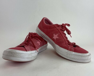 Converse One Star Shoes Sneakers  Unisex 11.5M/13.5W Paradise Pink Suede