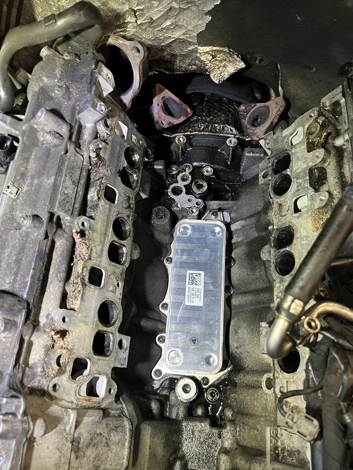 MERCEDES OM642 OIL COOLER REPLACEMENT SERVICE, GENUINE PARTS eBay