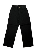 Boys George Size 7S Black Jeans Adjustable Waistband Zipper  Button