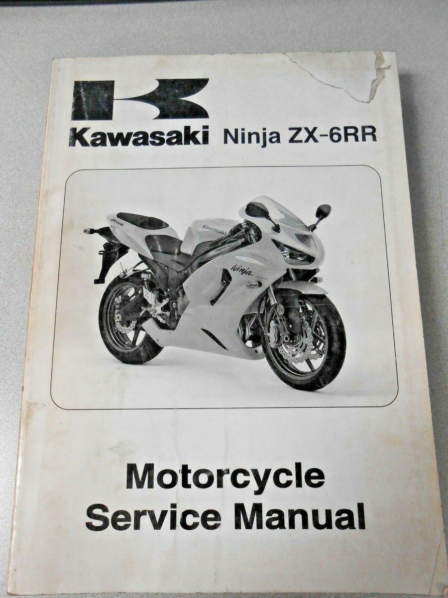 Kawasaki Factory Motorcycle Service Manual 2005 ZX600 Ninja 99924