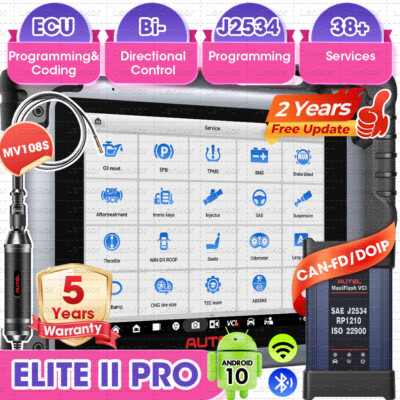 2026 Autel MaxiSys Elite II PRO 2-Year ULTRA Auto Diagnostic Scanner PR0GRAMMING