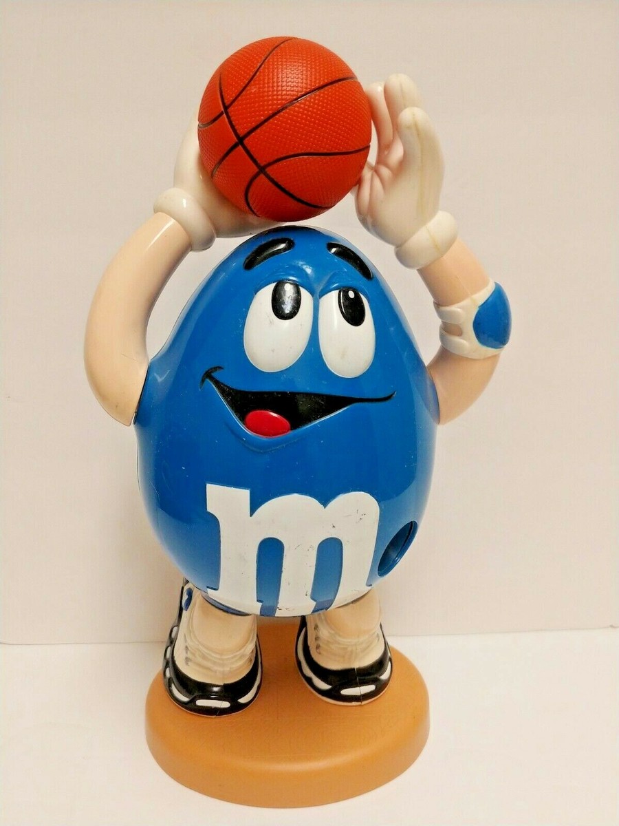 M&M's Blue Basketball Player Candy Dispenser | eBay