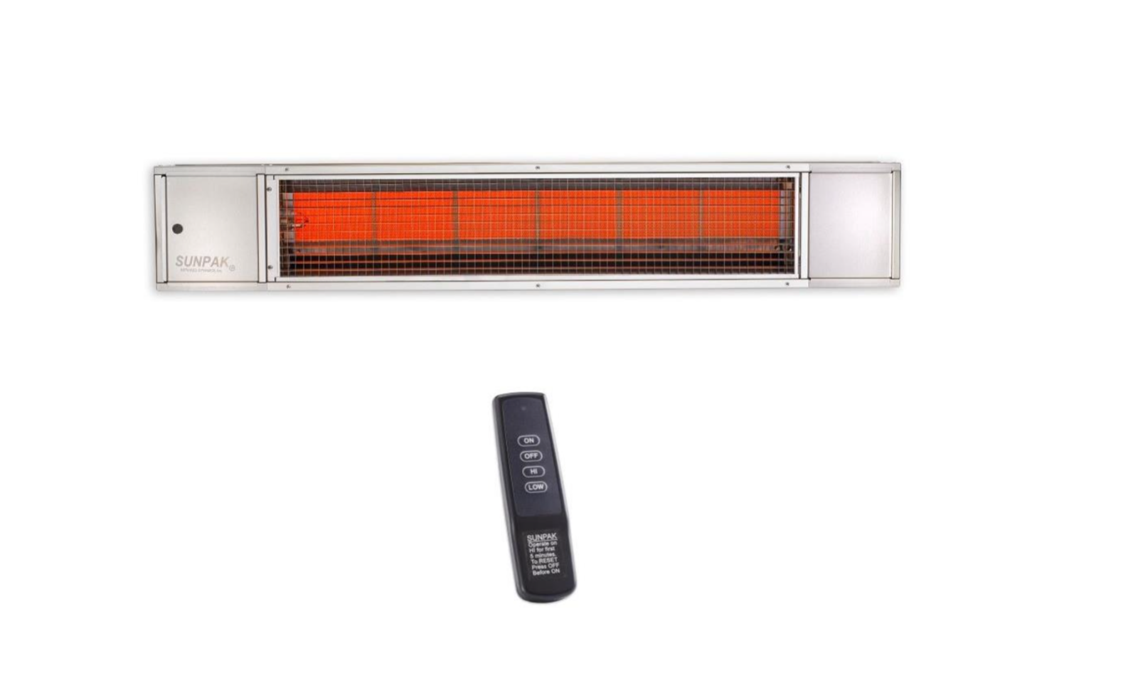 Sunpak S34 S TSR 34000 BTU Natural Gas Two-Stage Outdoor Infrared Patio Heater