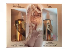 Rihanna Nude &  Reb'l Fleur 2 PC Set- 4.0 oz / 118 ml Body Mist Spray